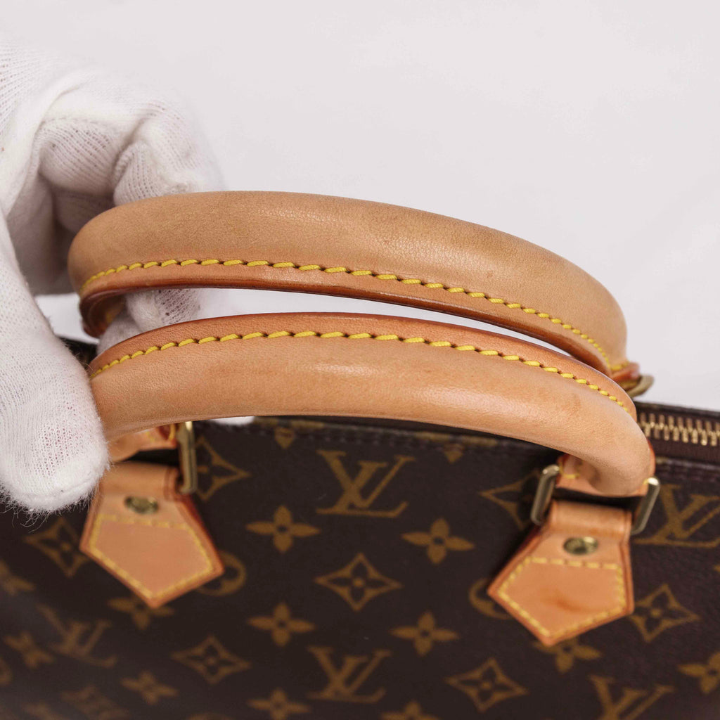 Authentic Louis Vuitton Alma monogram handbag Rank A