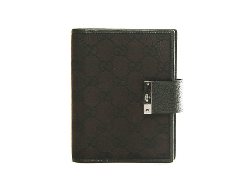 Authentic Gucci Key Lock Flap Portfolio Limited Edition Printed Leather