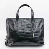 Authentic Aigner Crocodile embossed Leather business bag