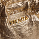 Authentic Prada Nappa Antique Drawstring Bag