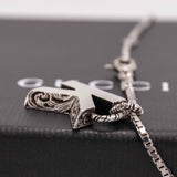 Authentic Gucci Silver Necklace with 