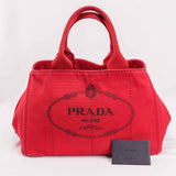 Prada - Canapa Red Canvas - Handbag