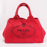 Prada - Canapa Red Canvas - Handbag