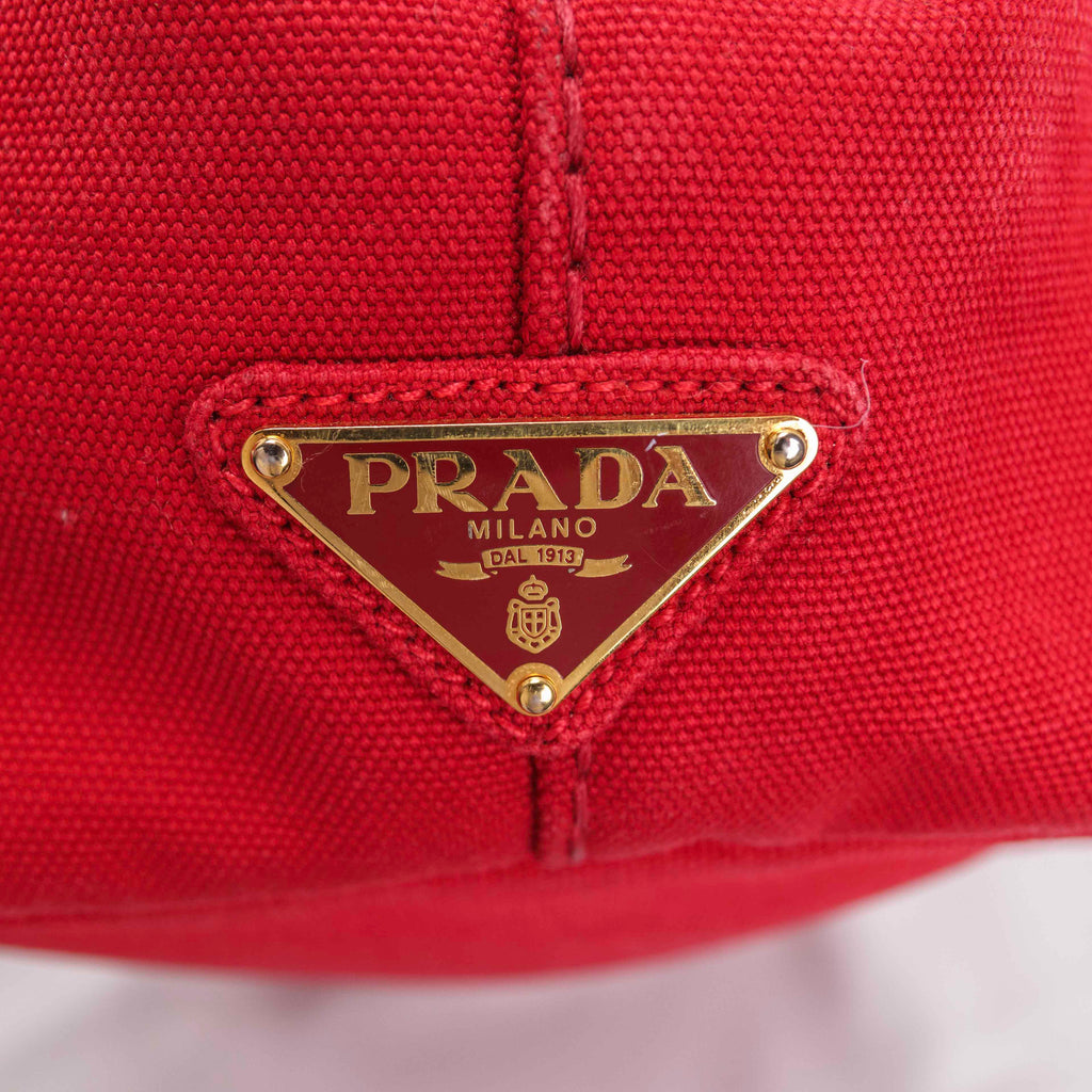 Prada - Canapa Red Canvas - Handbag