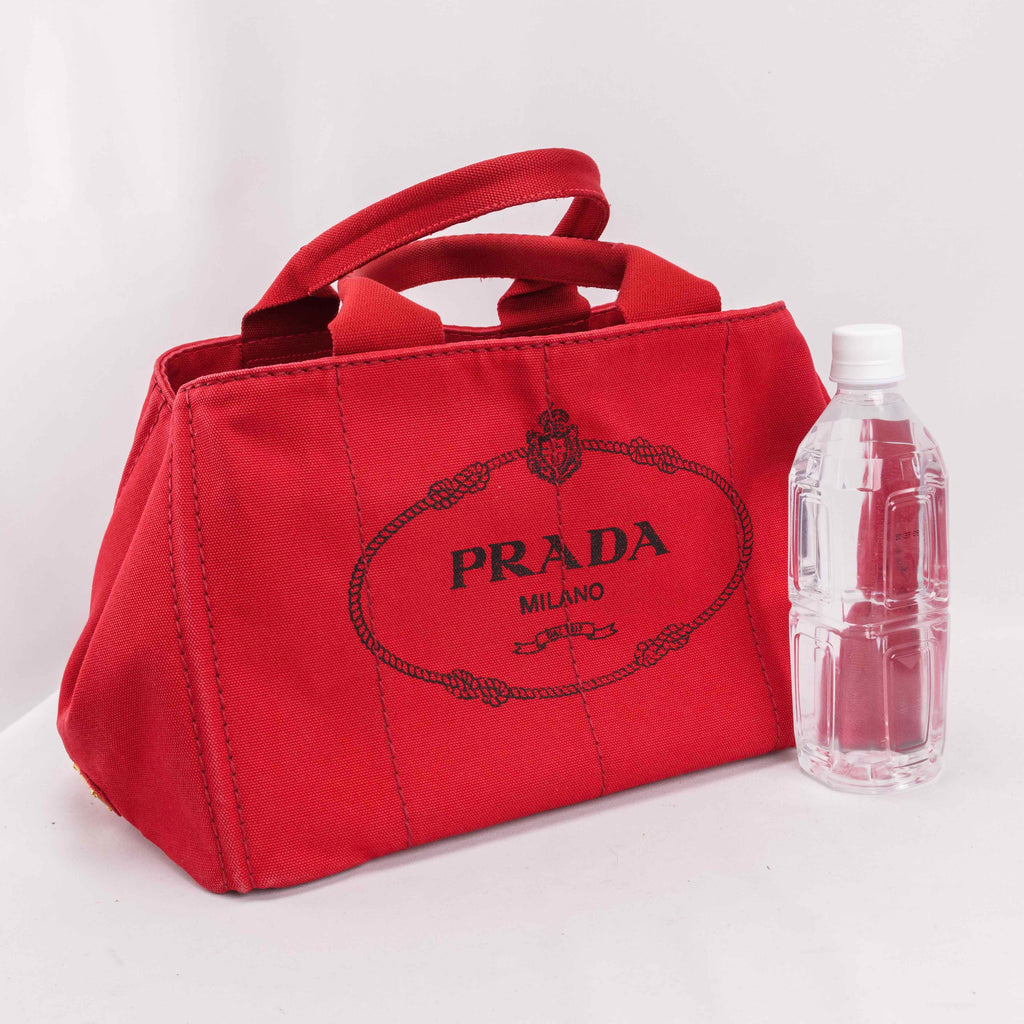 Prada - Canapa Red Canvas - Handbag