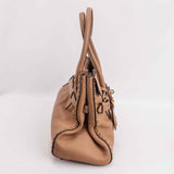 Authentic Miu Miu Light Brown leather Tote Bag - Shoulder bag