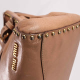 Authentic Miu Miu Light Brown leather Tote Bag - Shoulder bag