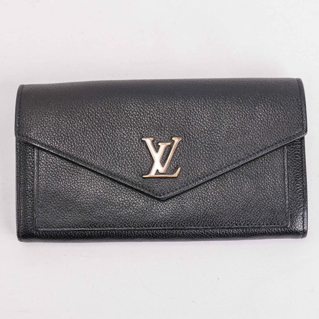 Authentic Louis Vuitton Portefeuille My Lock Me Long Wallet Noir Black M62530