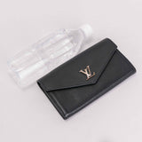 Authentic Louis Vuitton Portefeuille My Lock Me Long Wallet Noir Black M62530