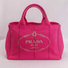 Authentic PRADA canvas Canapa tote 2-way bag in Pink