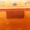 Authentic MCM Brown Visetos Leather Satchel bag