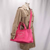 Authentic PRADA canvas Canapa tote 2-way bag in Pink