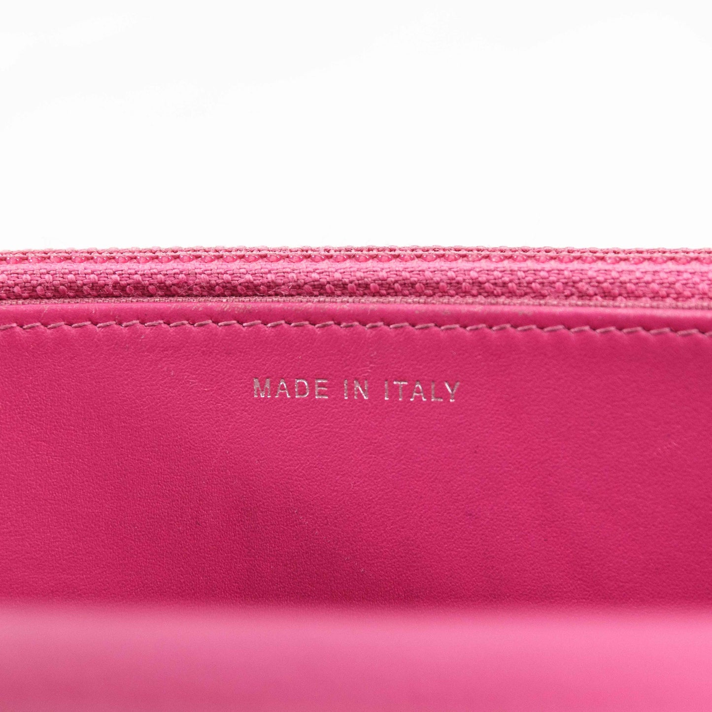 Chanel Classic Quilted Chain Wallet in Pink Caviar Leather