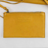 Authentic Miu Miu Yellow Leather Tote bag