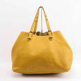 Authentic Miu Miu Yellow Leather Tote bag