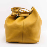 Authentic Miu Miu Yellow Leather Tote bag