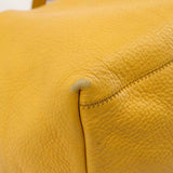 Authentic Miu Miu Yellow Leather Tote bag