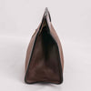 Authentic Gucci Vintage Brown Leather Clutch Bag.