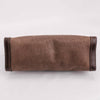 Authentic Gucci Vintage Brown Leather Clutch Bag.