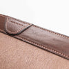 Authentic Gucci Vintage Brown Leather Clutch Bag.