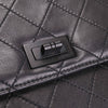 Authentic CHANEL 2.55 Vintage Black Quilted Leather 2.55 handbag