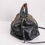 Authentic Chloe Ethel 2 way shoulder handbag black leather