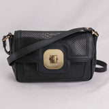 Authentic Gatsby Python Embossed shoulder bag