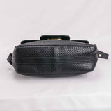 Authentic Gatsby Python Embossed shoulder bag