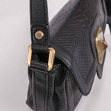 Authentic Gatsby Python Embossed shoulder bag