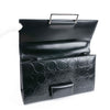 Authentic Salvatore Ferragamo Leather Gancini Pattern Shoulder Bag