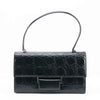 Authentic Salvatore Ferragamo Leather Gancini Pattern Shoulder Bag