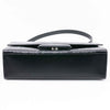 Authentic Salvatore Ferragamo Leather Gancini Pattern Shoulder Bag
