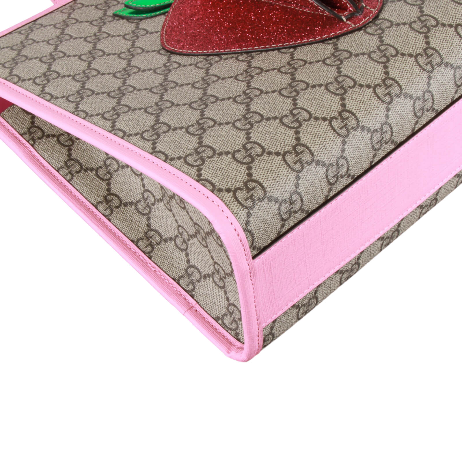 Gucci Children's 3D Strawberry GG Supreme Canvas Tote Bag