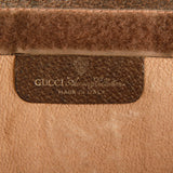 Authentic Gucci Brown monogram clutch cosmetics case