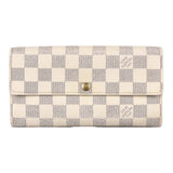 Authentic Louis Vuitton Damier Azur Sarah Wallet