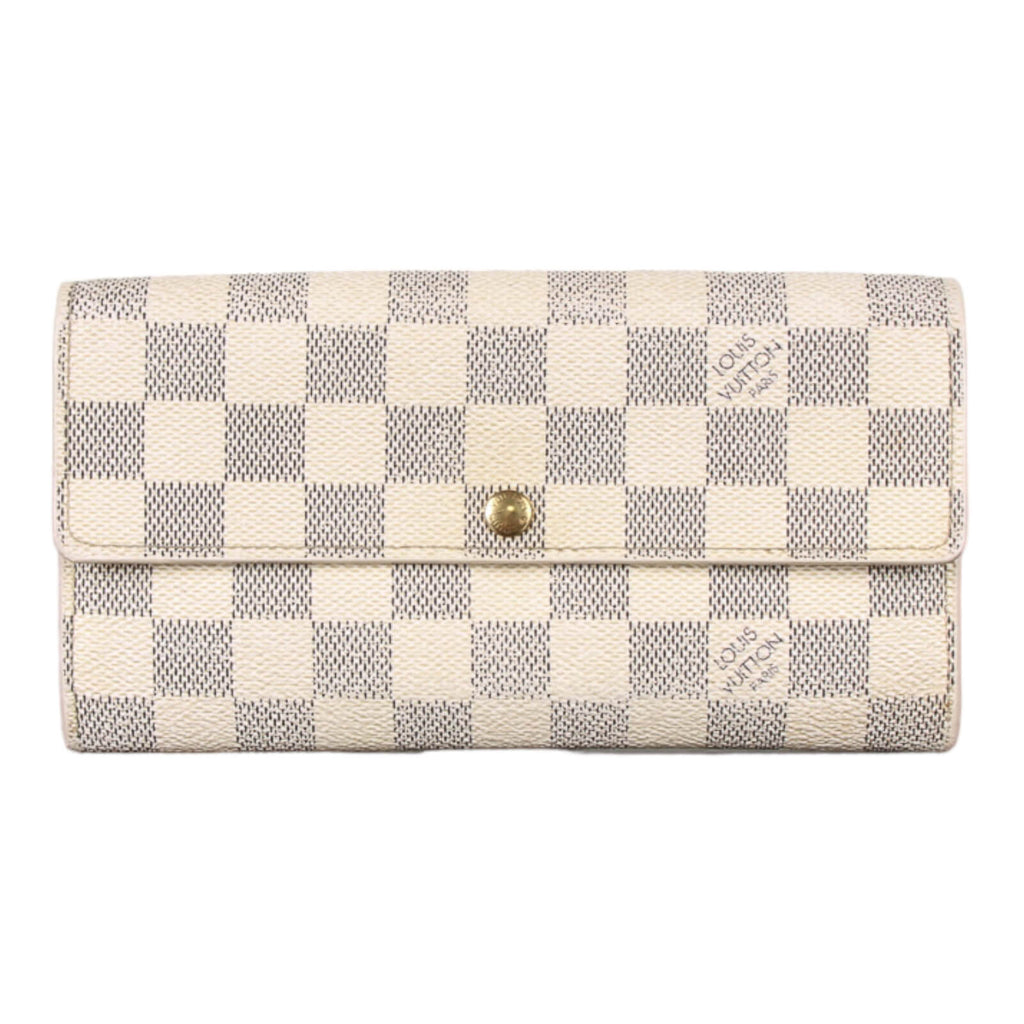 Authentic Louis Vuitton Damier Azur Sarah Wallet