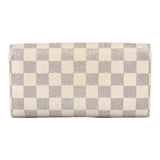 Authentic Louis Vuitton Damier Azur Sarah Wallet