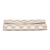 Authentic Louis Vuitton Damier Azur Sarah Wallet