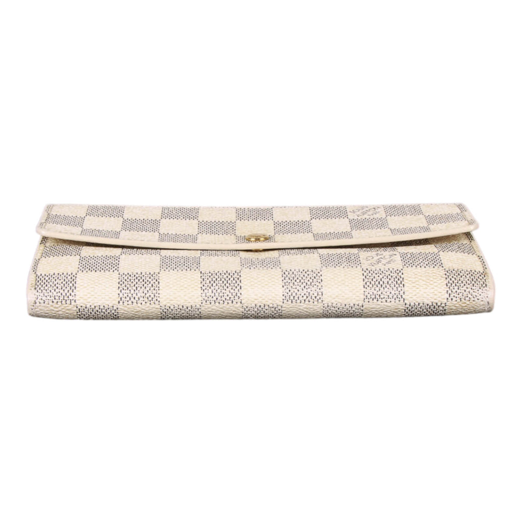 Authentic Louis Vuitton Damier Azur Sarah Wallet