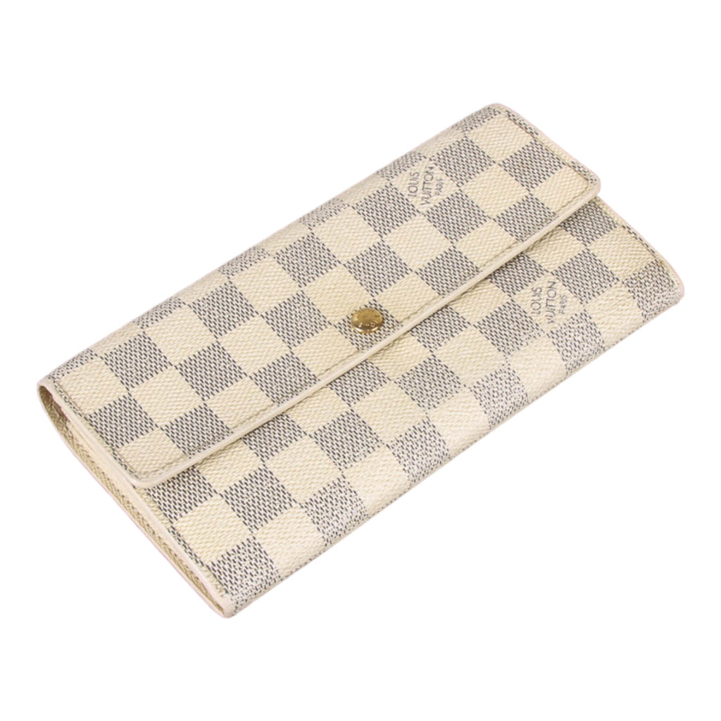 Authentic Louis Vuitton Damier Azur Sarah Wallet