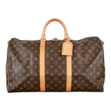 Authentic Louis Vuitton Monogram Keepall 50 hand/travel bag