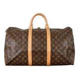 Authentic Louis Vuitton Monogram Keepall 50 hand/travel bag