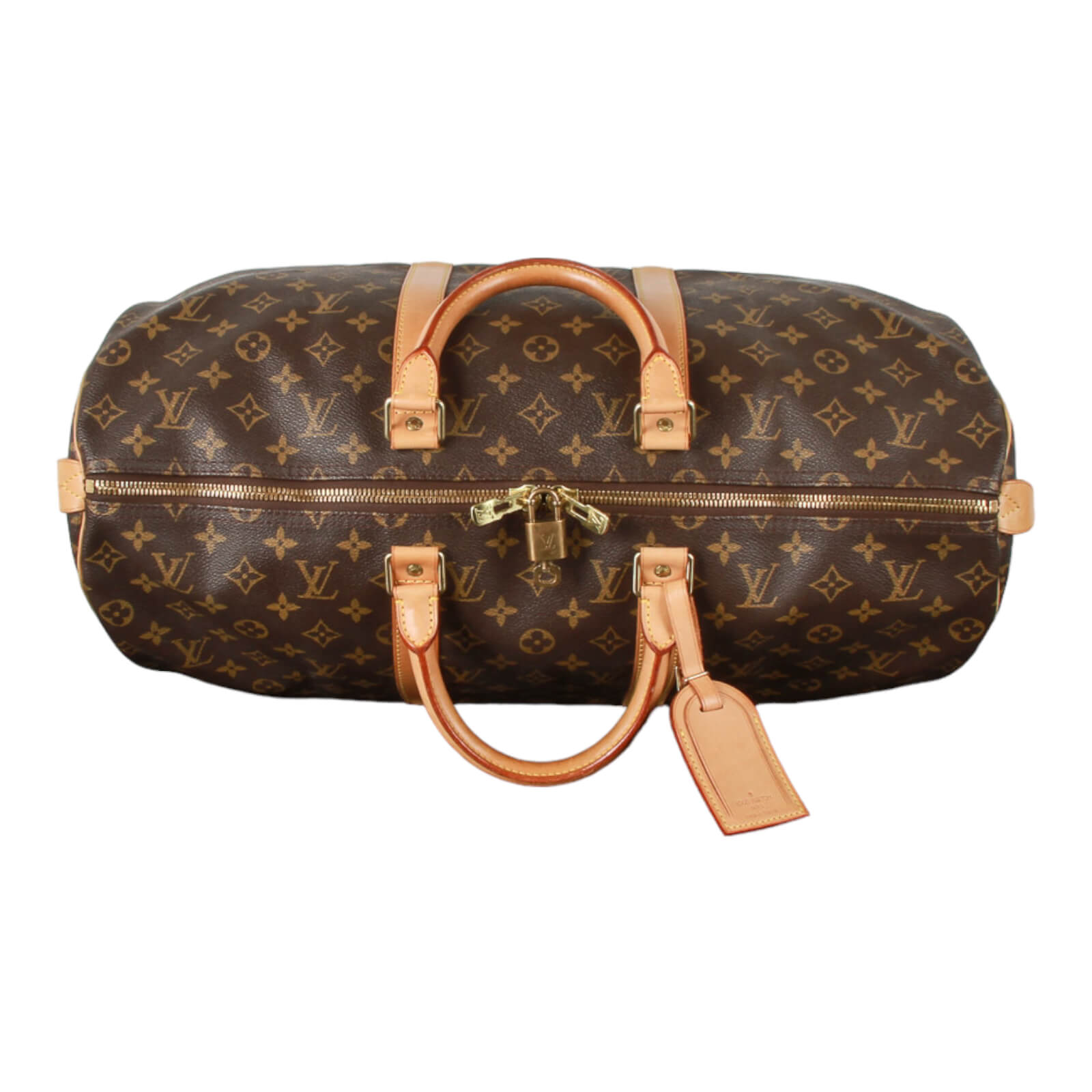 Louis Vuitton Keepall 50 Travel Bag M23118 Hand Shoulder Purse Auth New  receipt