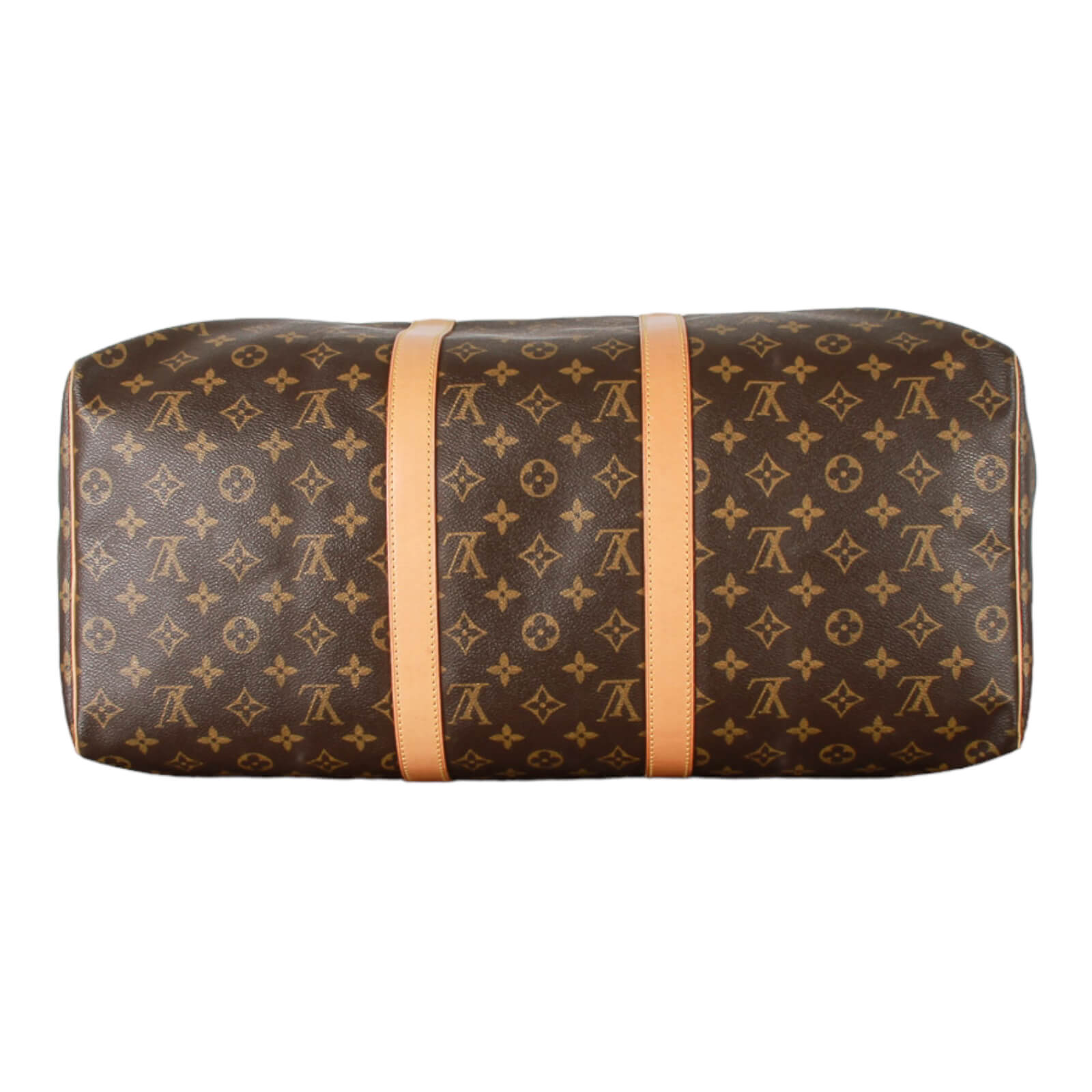 Exceptional Louis Vuitton Keepall travel bag 50 custom monogram