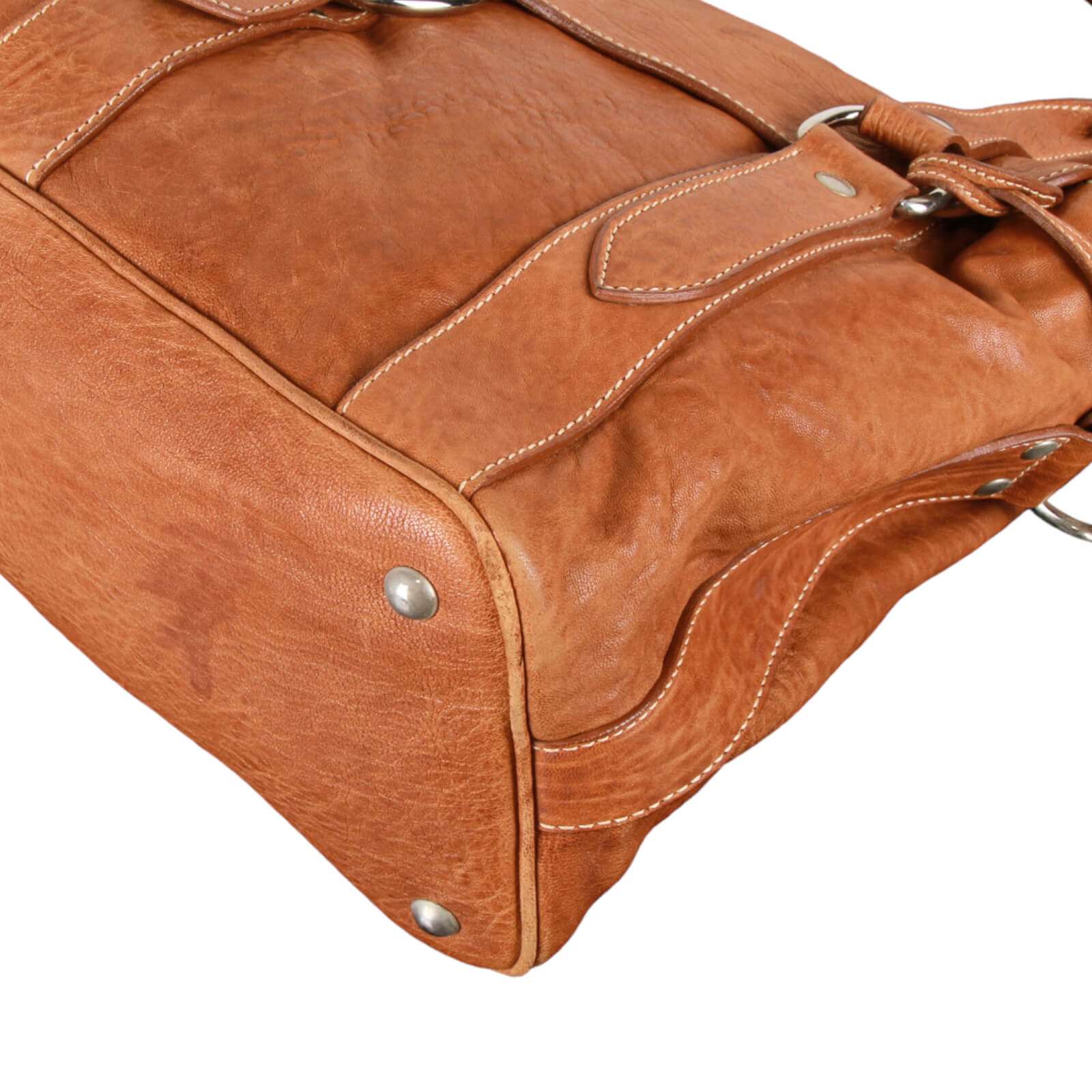 miu miu brown leather bag
