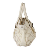 Authentic Salvatore Ferragamo cream white hand bag