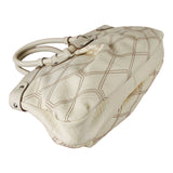 Authentic Salvatore Ferragamo cream white hand bag