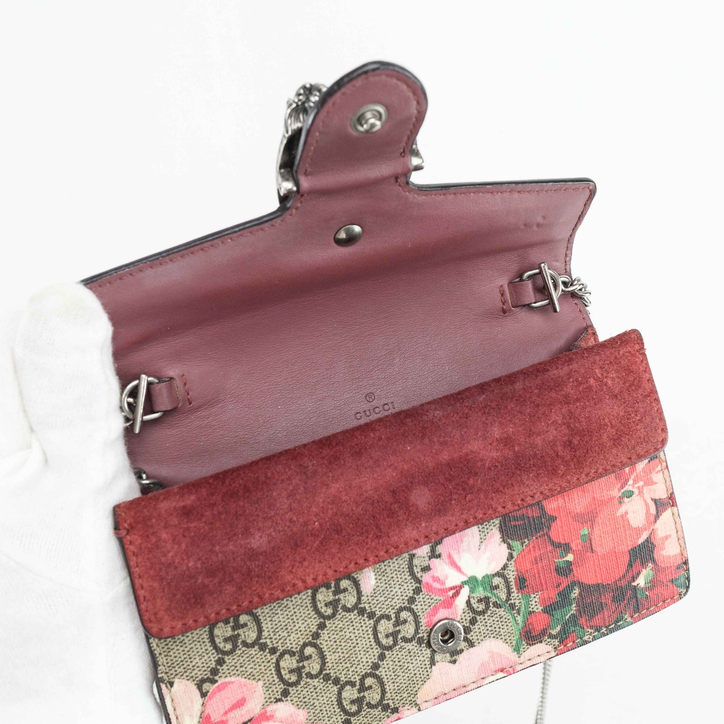 Gucci Dionysus GG Blooms Super Mini Chain Bag 476432