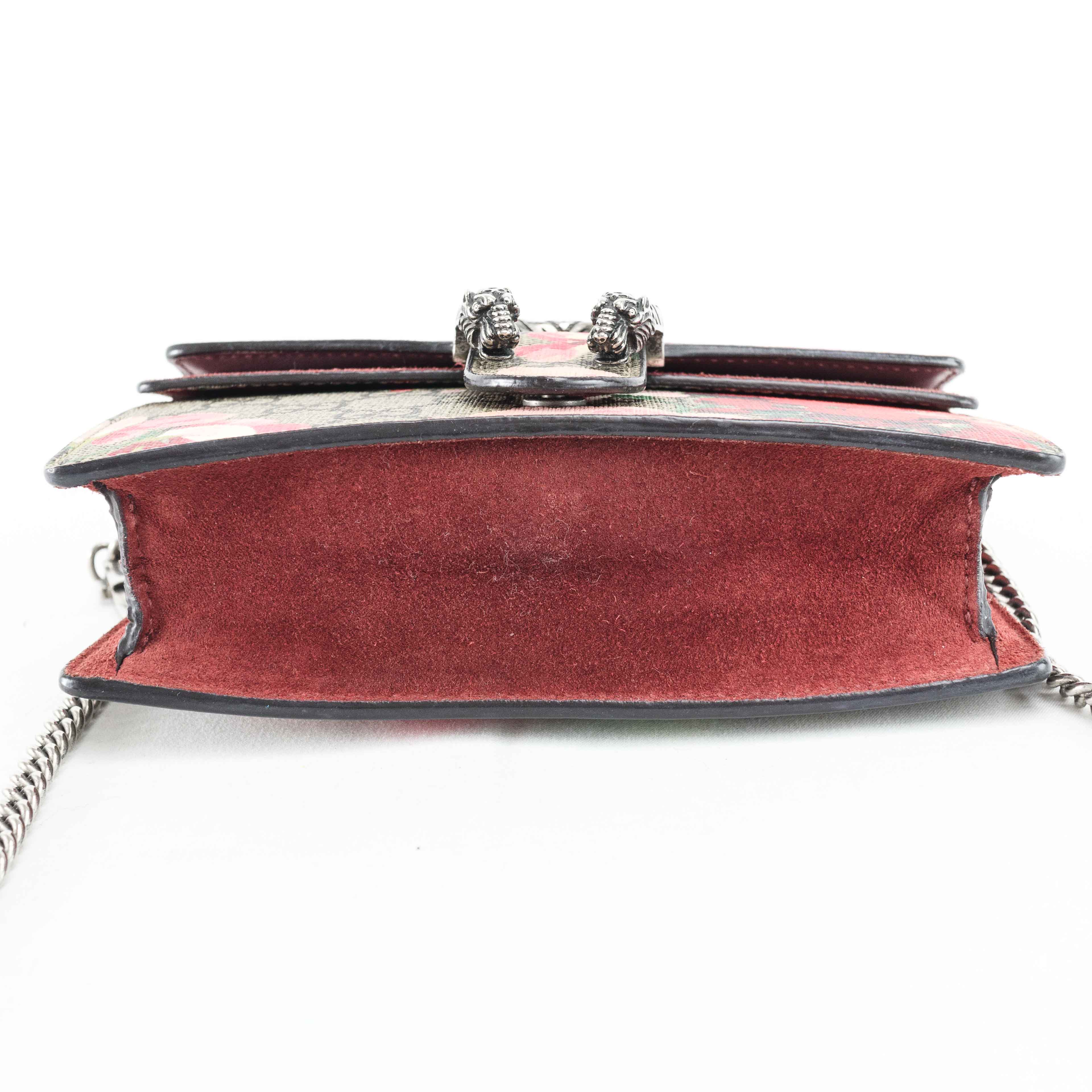Gucci Dionysus GG Blooms Super Mini Chain Bag 476432 – Connect