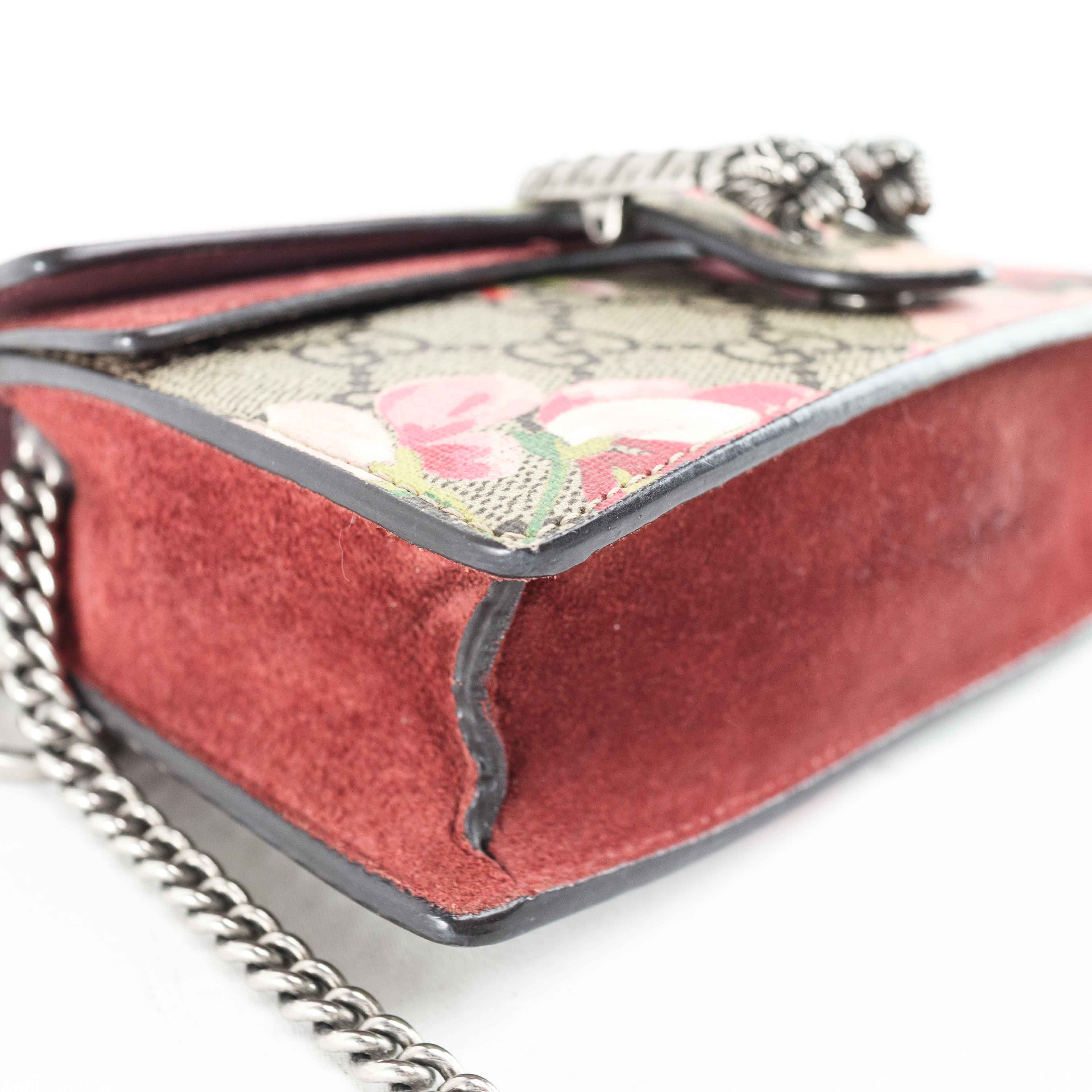 Gucci Dionysus GG Blooms Super Mini Chain Bag 476432 – Connect